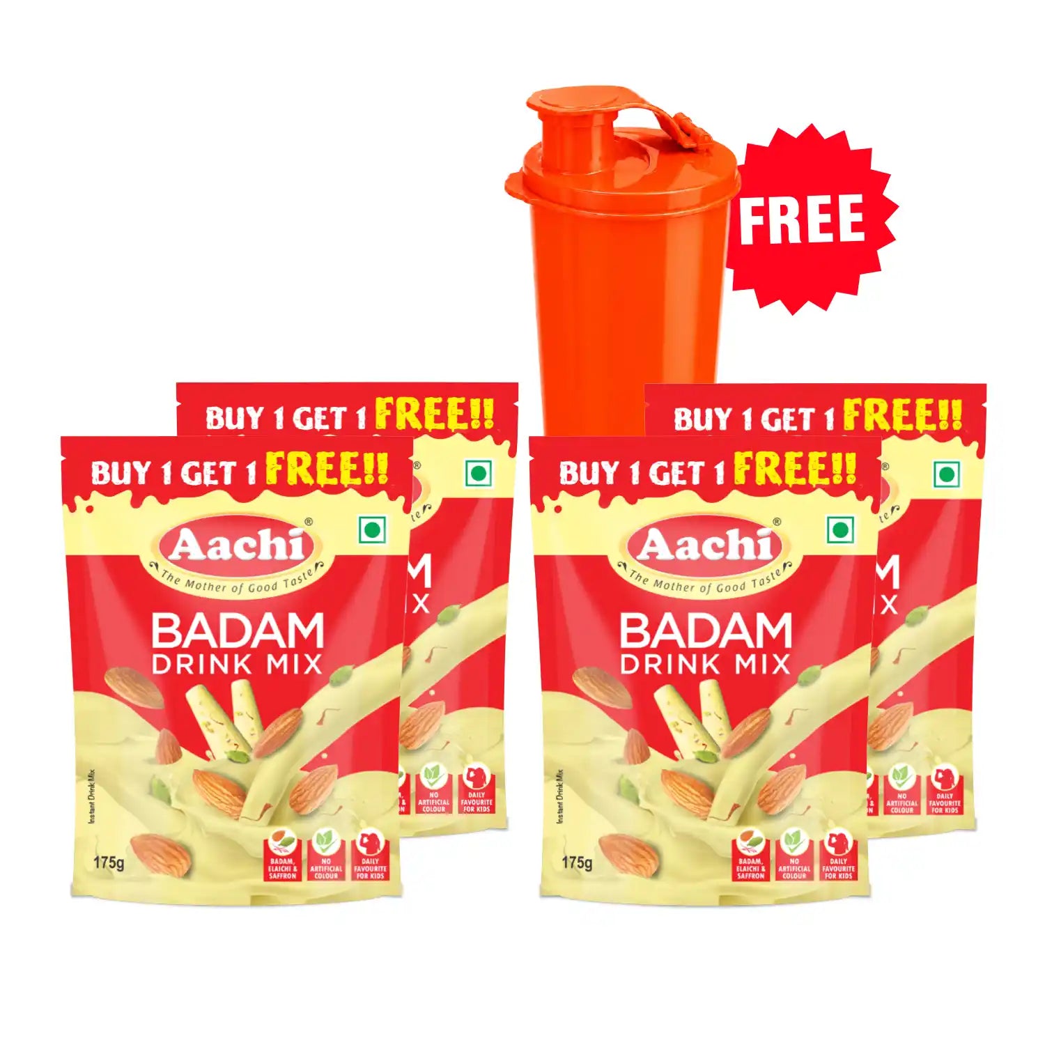 Badam Drink Combo with free sipper